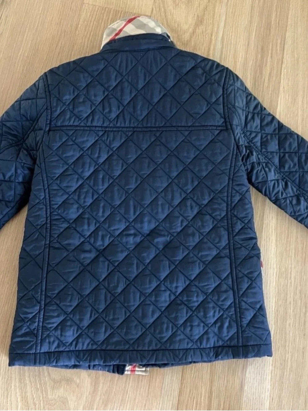 Burberry Navy Quilted Kids Puffer Jacket size 6